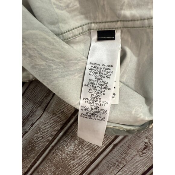 DIESEL Allover Print camo shirt size M color olive green NWT mspr 196 - Picture 4 of 7